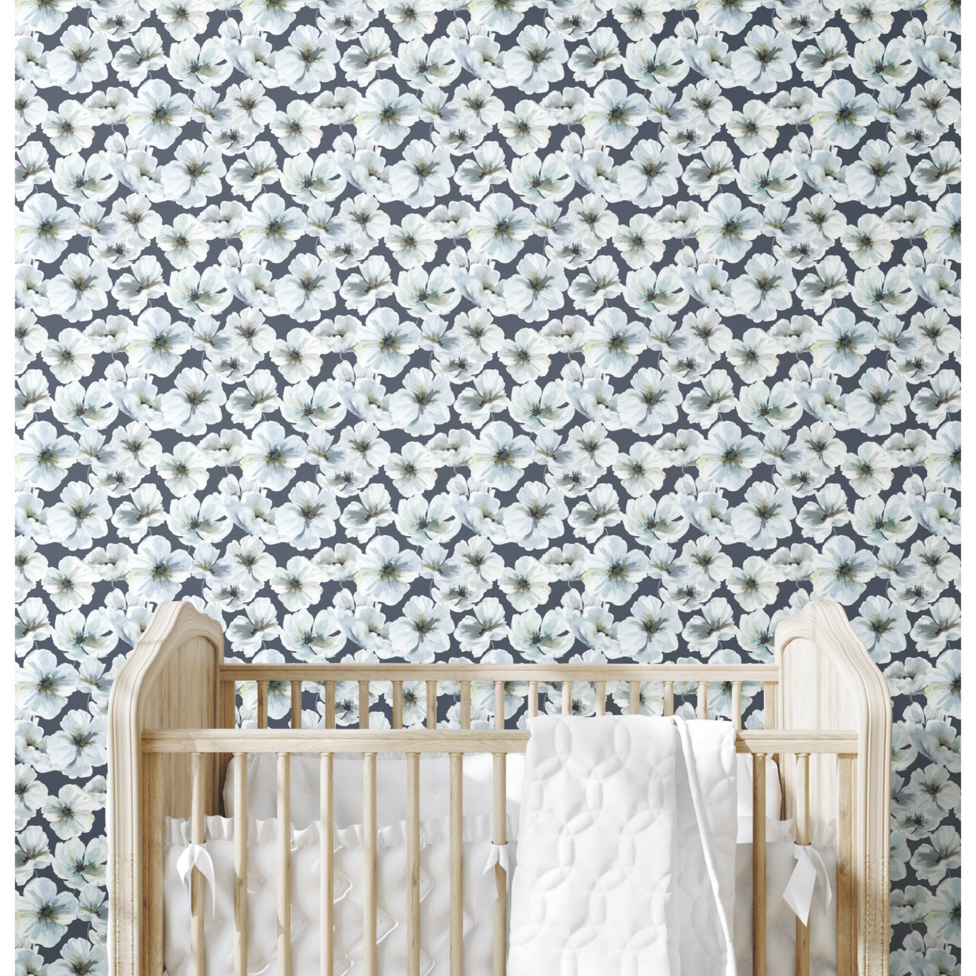 RoomMates Tamara Day Hawthorn Blossom Peel & Stick Wallpaper